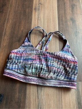 lululemon athletica Multicolor Striped Sports Bra